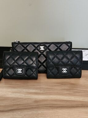 2 Card Holders Plus Pouch